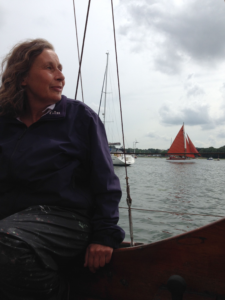 Photo of Julia Jones on a boat